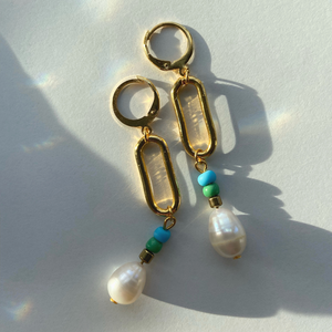 Aiya Napa Freshwater Pearl Earrings